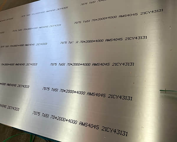 Aluminium plate A5052 6061 7075